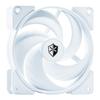 AINEX Zephyros White 120mm PWM PC Case Fan Quiet FDB Bearing Daisy Chain BA-CF120AMZR-WH
