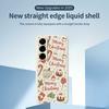 For Samsung Galaxy A56 5G Case Merry Christmas Pattern Printing Straight Edge TPU Phone Back Cover