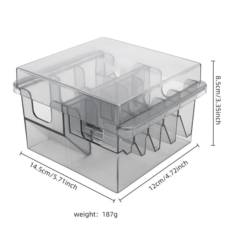 Practical Plastic Clippers Guard Holder Designed To Prevent Loss And Damage Storage Box For Barbers And Home Use