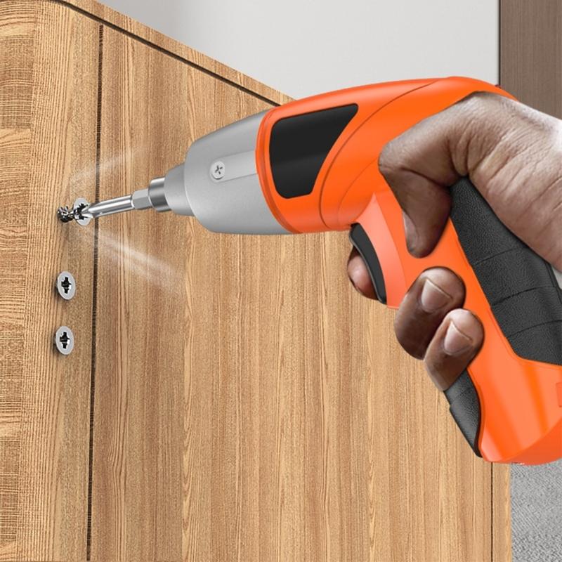 Electric Screwdriver With 3.5Nm Torque Control Ergonomic Handle Fast Charging Interchangeable Bit DIY Projects