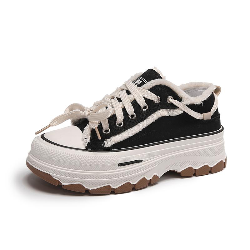 Fashion Women's Vulcanized Shoes Platform Fashion Autumn New Women's Shoes for Lady Sneakers Casual Breathable Wear-resistant Shoe