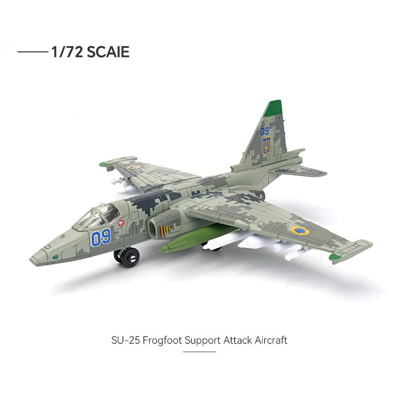 1/72 Model Aircraft Kit Military Model Russian Air Force Su-25 Frogfoot ABS Plastic Model Airplane Building Blocks