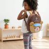 Lightweight Plush Backpack Plush Kindergarten Backpack Funny Cute Kids Backpack  Outing Leisure