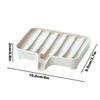 Soap Dish with Drain Bathroom Multipurpose Soap Tray Portable Soap Storage Containers Soap Holder Box for Shower Sponges