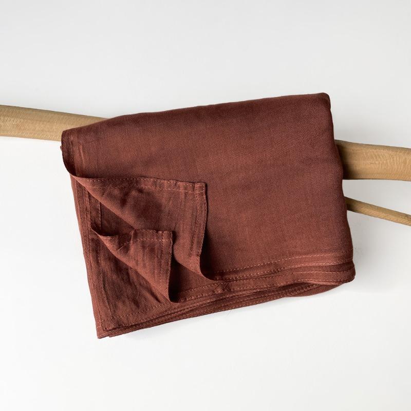 Summer Cotton and Linen Scarf Solid Color Simple Sunscreen Shawl Women's High-end Silk Scarf Yarn Headscarf