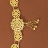 Carved Design Water-Sprinkling Festival Waist Chain Retro Metal Belt  Festival