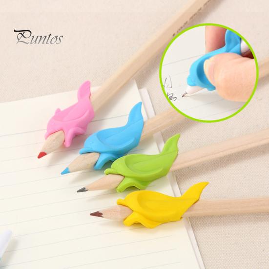 Dolphin Pen Grips Hold Writing Posture Correction Device Kid Student Stationery
