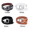 Hot Sell Men Waist Strap Belts Waist Belts Casual Waistband Square Pin Buckle Leather Dress Belt