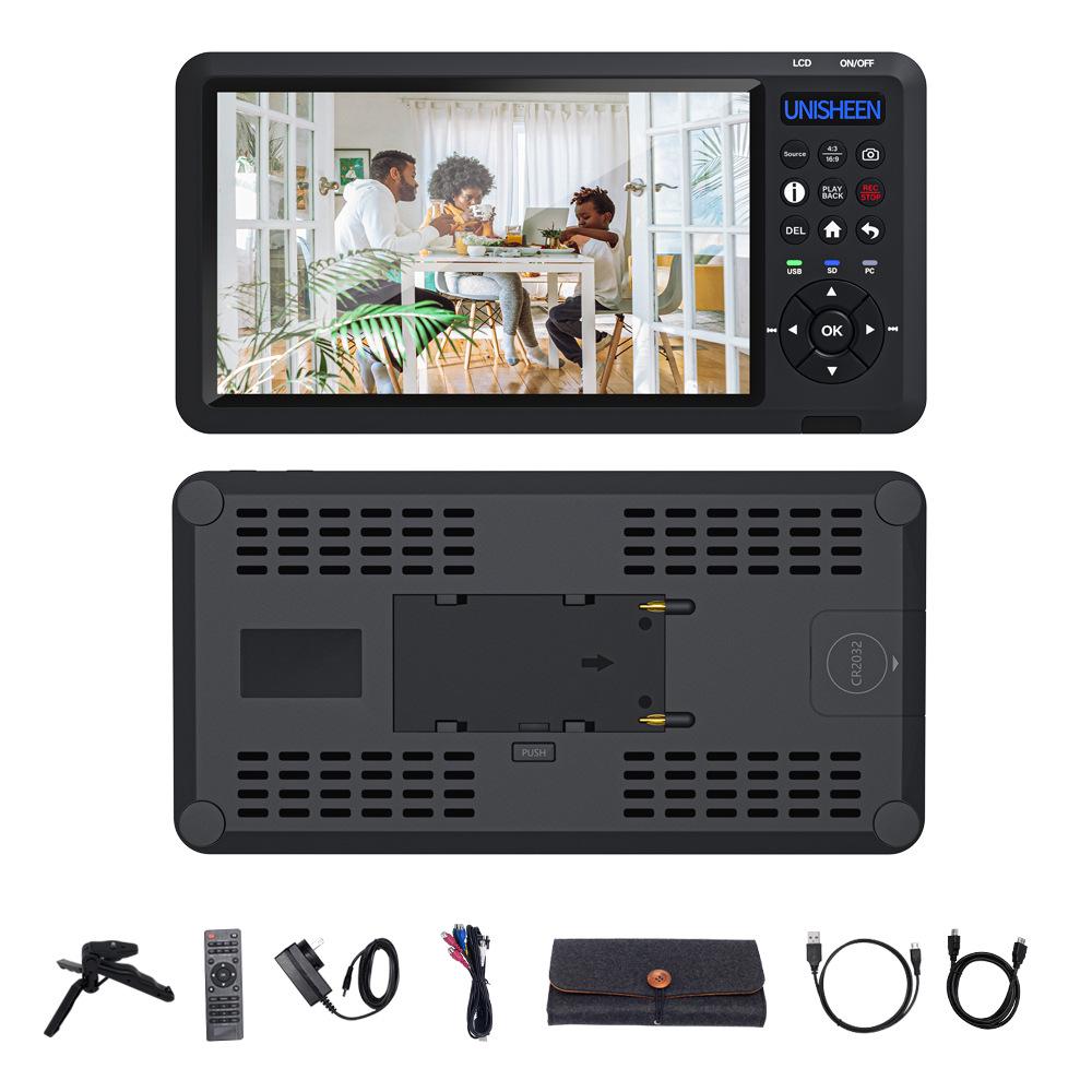 Endoscópio HD Multi-interface UR500A: Vídeo VGA/Composto, Gravação em Cartão TF e USB, Captura HDMI