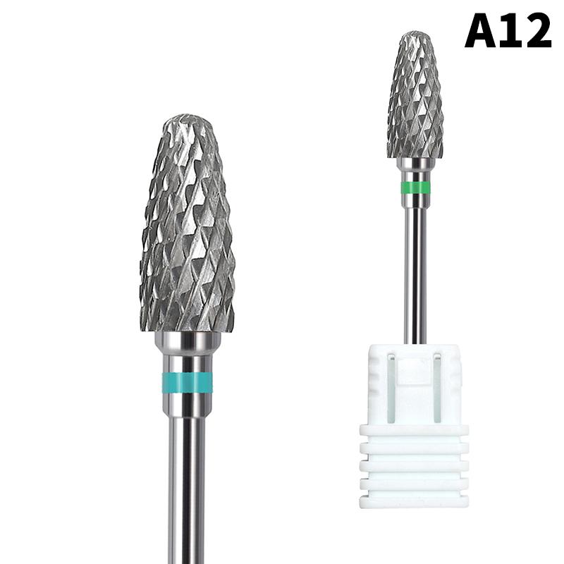1Pc Tungsten Steel Nail Drill Bit Electric Milling Cutter for Manicure Pedicure Tools Nail Files Bits Apparatus Burr Drills