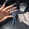 Fashionable Heart and Knots Bag Charm Keyring Portable Sturdy Rhinestones Key Accessory for Ladies and Trendy Women