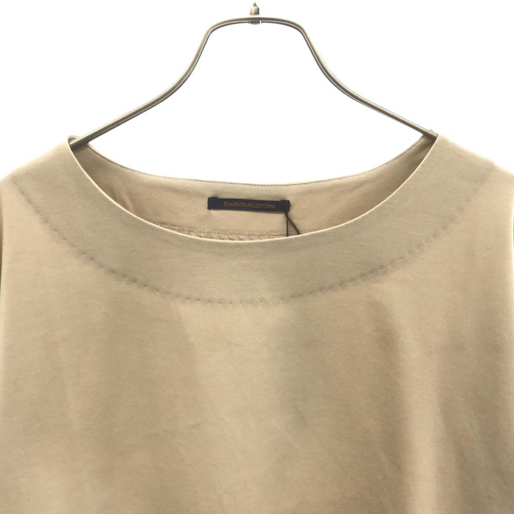 Unused BARNYARDSTORM Five-quarter Sleeve Cut Beige Tagged Women Used