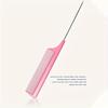 Precision Mouse Tail Comb - Fine Toothed Smooth Hair Comb with Stainless Steel Needles and Metal Comb - Durable and Fashionable