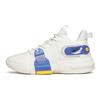 Anta Light Crazy 2 Fabric TPU Wear-Resistant Breathable Low-Top Basketball Shoes Men Sneakers White Purple 112141640S-4