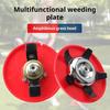 Weeding Disc Corrosion-resistant Universal Weed Eater Blades Efficient Multifunctional Trimmer Head Weeds Blade Replacement for Gardening Lawnmower