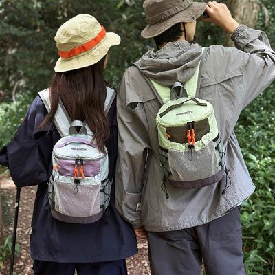 Casual Nylon Backpack for Women Men Large Capacity Travel School Bag Lightweight Outdoor Hiking Daypack with Multi Pockets
