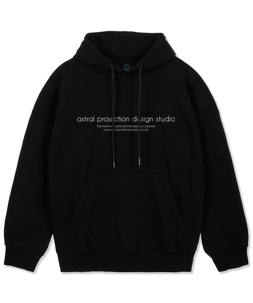 Astral Projection Ap Design Studio Wide Shoulder Hoodie_Black M