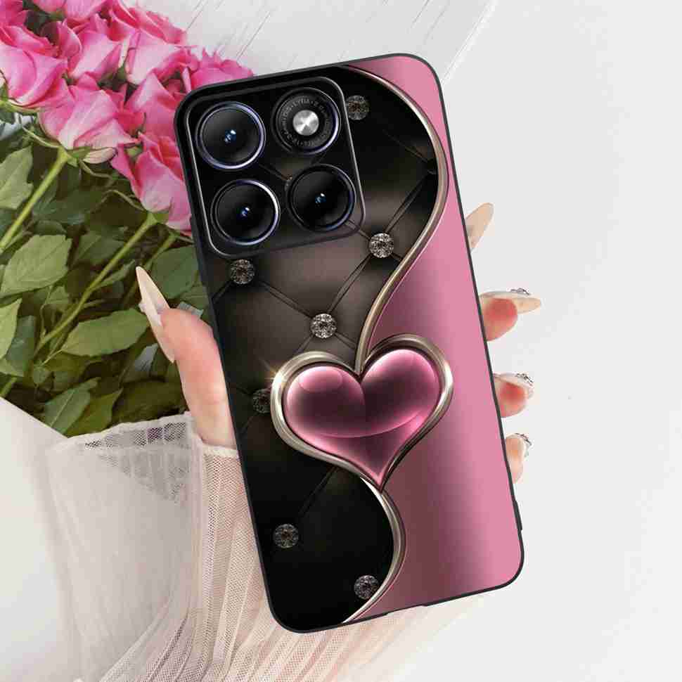 For Motorola Edge 70 Fusion 5G Case Cartoon Cat Panda TPU Black Cover For XT2605-1 XT2605-2 XT2605-4 Soft Silicone Phone Cases