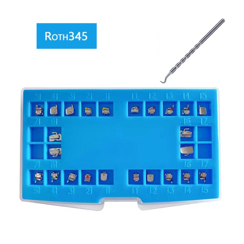 

JIN GT Самозамикаючий брекет колони знизу Пасивний самозамикаючий ортодонтичний міні металевий брекет 10 Roth345 hook