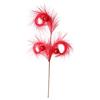 3 Fork Reed with Ball Christmas Branch Pampas Grass Christmas Tree Festive Atmosphere DIY Decorative Christmas Pendant Props