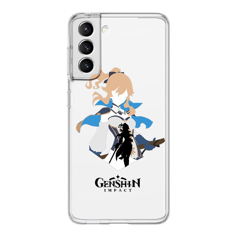 

Чехол для телефона Genshin Impact с аниме для Samsung Galaxy S23 S22 Ultra S20 S21 FE 5G S10 S10E S9 S8 Plus 4G, мягкий силиконовый прозрачный чехол S22 Ultra 5G
