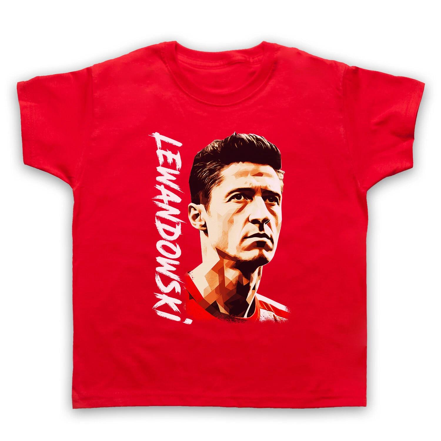 ЛЕВАНДОВСКИ ИЛЛЮСТРАЦИЯ ФУТБОЛ ГЕРОЙ ЛЕГЕНДА РОБЕРТ ДЕТСКАЯ ДЕТСКИЙ Футболка 110