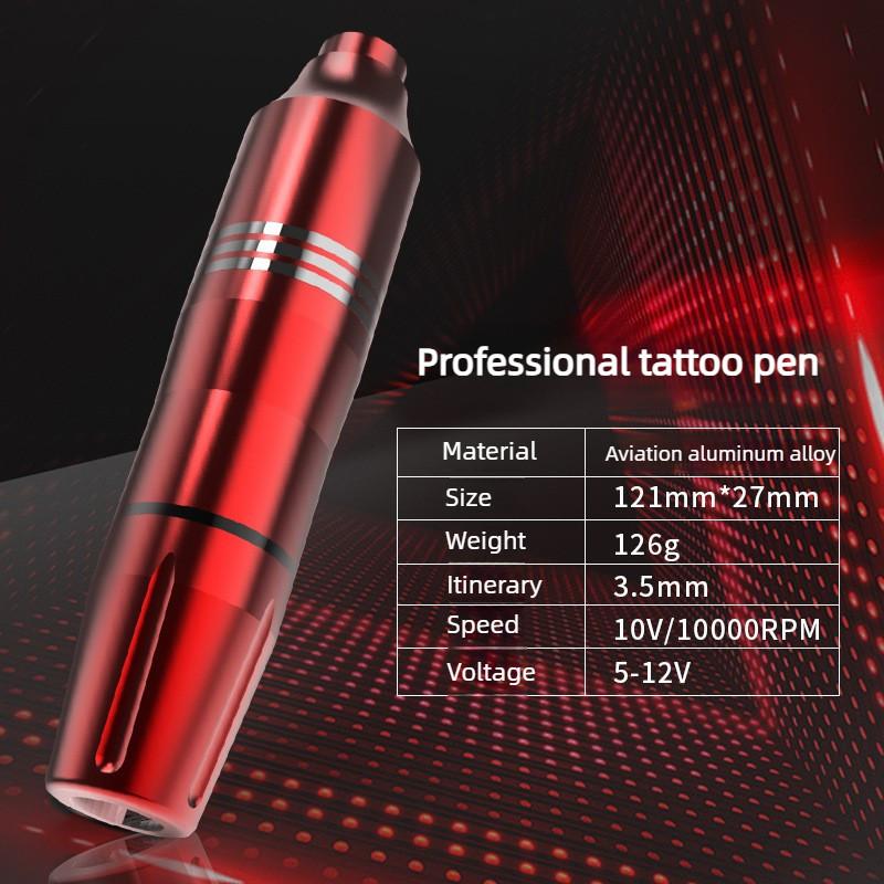 Rechargeable Professional Tattoo Pen Set Integrated Needle Complete Set Beginner Tattoo Tool Equipment
