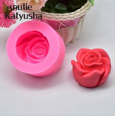 Bloom Rose Silikon-Kuchenform, 3D-Blume, Fondantform, Cupcake, Gelee, Süßigkeiten, Schokolade, Dekoration, Backwerkzeug