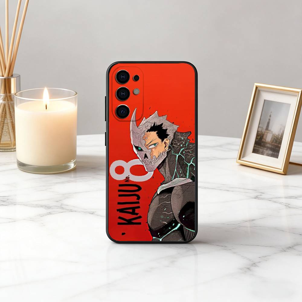 

Monster K-Kaiju No. 8-es Phone Case For Samsung S25,S24,S21,S22,S23,S30,Ultra,S20,Plus,Fe,Soft Silicone Black Cover Samsung S24fe