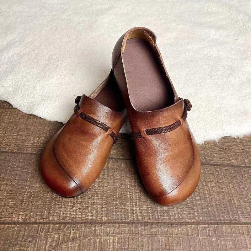 Damesko Helårssko Supermyke damesko med grunn såle Sklisikre damesko med flat såle