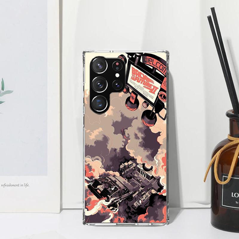 Back To The Future TV Phone Case For Samsung Galaxy S26 S25 Edge S24 FE S23 S22 Ultra S21 Plus S20 + Art Fundas Back Cover Galax
