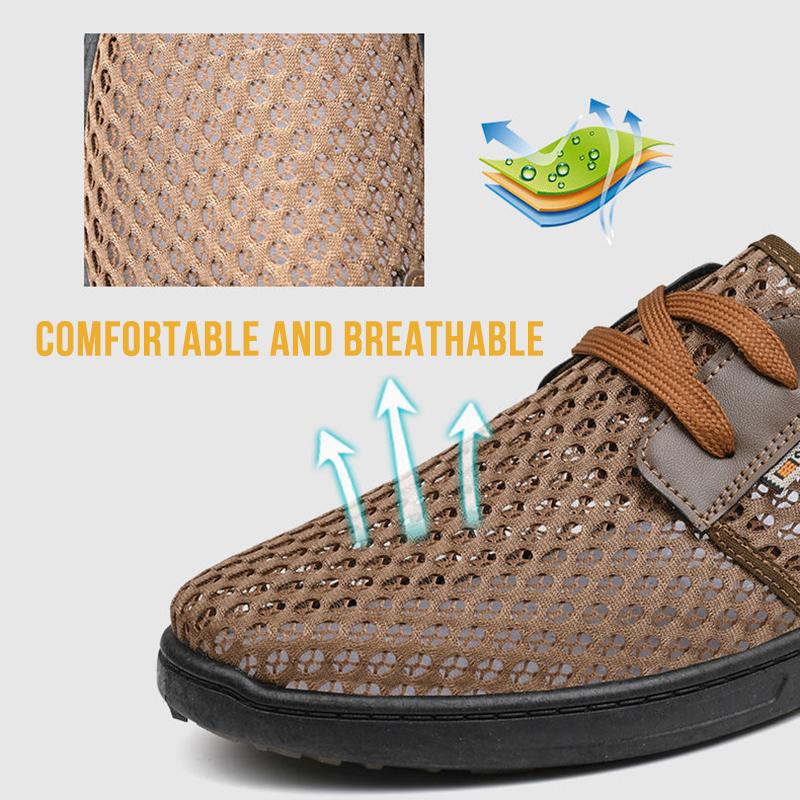 Men Shoes Summer Soft Loafers Lazy Shoes Lightweight Comfortable Mesh Casual Shoes Men Sneakers Tenis