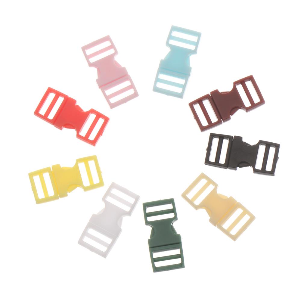 10/20pcs 6mm Plastic Mini Buckle DIY Doll Bags Buckle Handmade Backpack Button Bracelet Dog Collar Strap Buckle Webbing Supplies