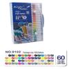 48/60 Color Set of Child-Safe Waterproof Acrylic Markers: Non-Bleeding, Non-Fading for DIY Graffiti and Hand-Painting