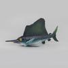 [Nekogami-yama] Sailfish, Sea Fish, Shore, Figure, Model, Miniature, Ornament, Interior Decor, Collector's Item (Large)