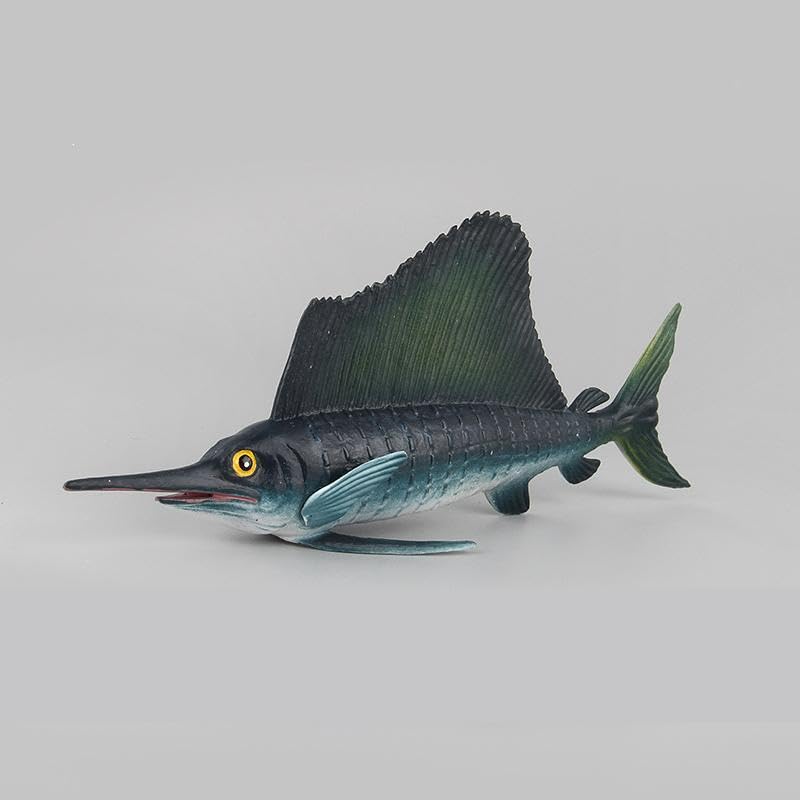 

Sea Interior Item [Nekogami-yama] Sailfish, Fish, Shore, Figure, Model, Miniature, Ornament, Decor, Collector s (Large) синий