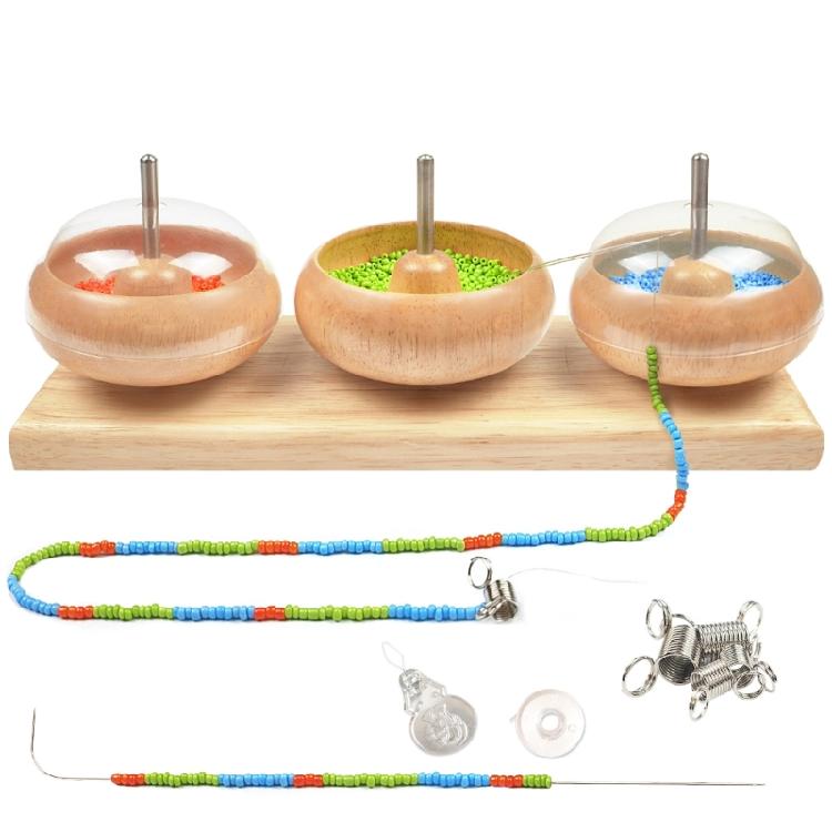 Drehbare Perlen Schüssel Taille Perlen Spinner für DIY Perlen Handwerk Schmuckherstellung