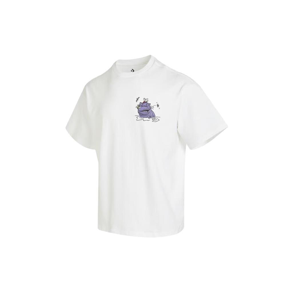 Converse Swamp Pals T-Shirt Asia Sizing  White  Men s 10025440-A02 L