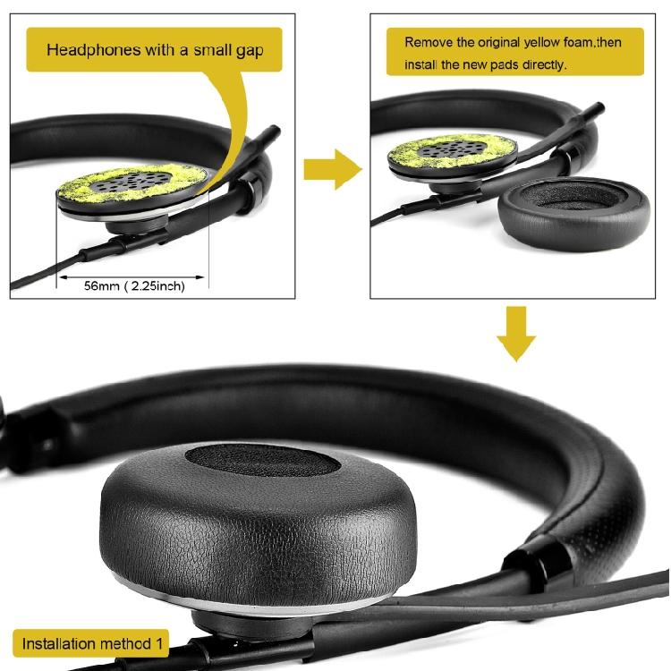 Premium Memory Foam Earpads forPlantronics W440 Earphone for Extra Durable Cover