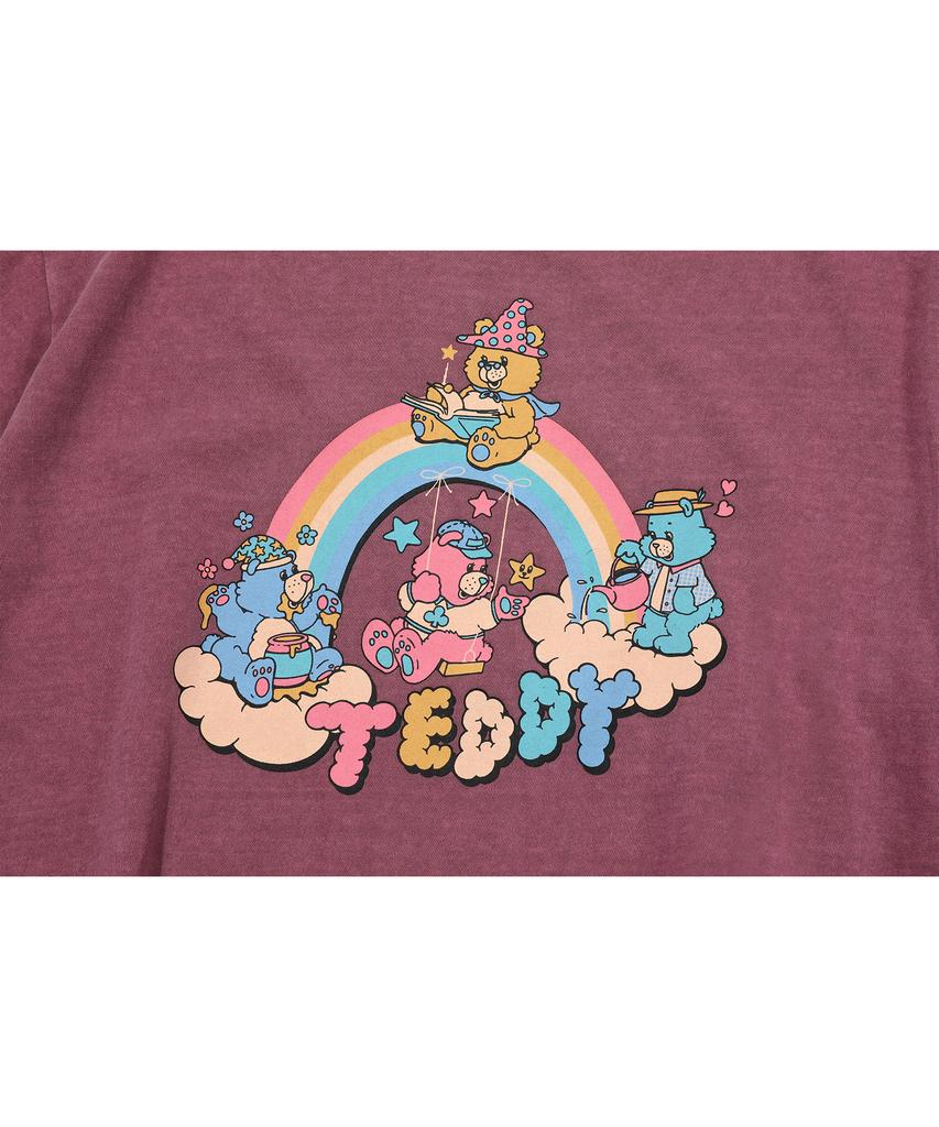 CPGN STUDIO Rain Teddy Pigment Short Sleeve T-Shirt Dusty Pink