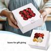 20 Stück Quadratische Geschenk-Displayboxen mit Fenster Kraftpapier Leckerliboxen Verpackungsbox zum Verschenken Schmuck Seife Geschenkverpackungen