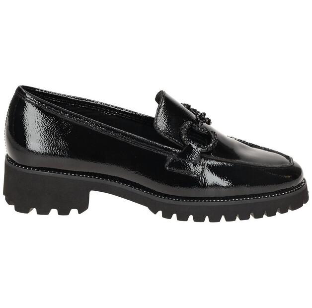 Women's Slip-ons Ara Kent Loafer Black Lack 12-31243