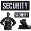 2 Embroidered Letter Safety Patches - Safety Badge Hook and Loop Patch Jacket Vest Bag Hat,2 Size
