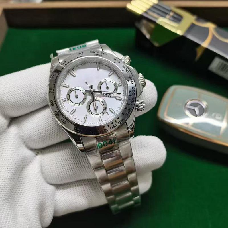 Laojia Daytona Yacht Panda Herren Multifunktions-Chronograph Automatik Uhr