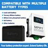 MPPT Solar Panel Charge Regulator 30A/60A Auto Solar Charge Battery Regulator for Electronic Device Easy to Use