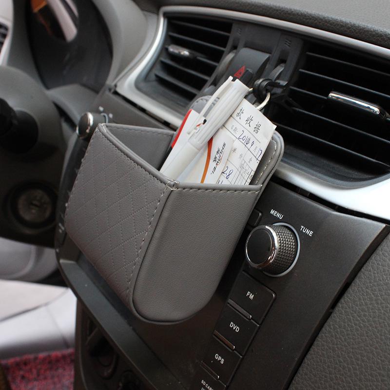 Car Interior Multi-Functional Air Vent Phone Storage Bag