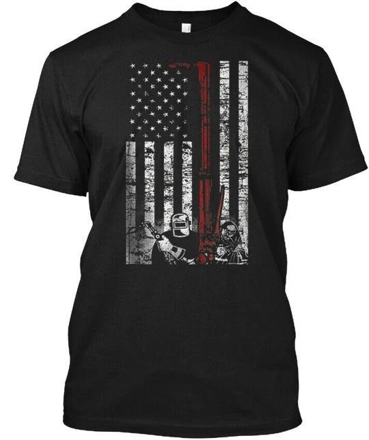 Welder American Flag T shirt Made in the USA Size S to 5XL 2XL