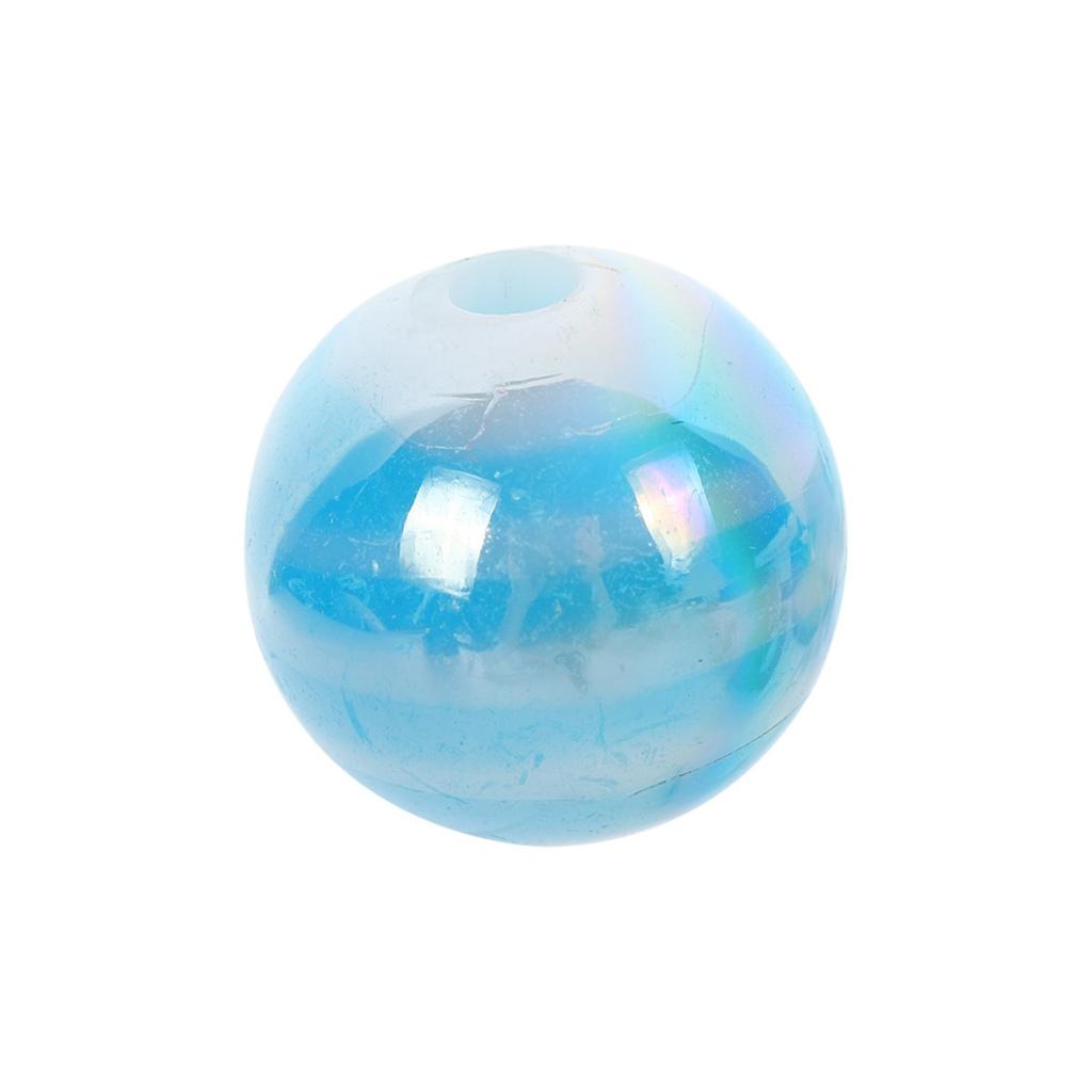TX03 10pcs 14mm Candy Color Cute Mixed ABS Acrylic Beads Zebra-stripe Spacer Beads for Jewelry Making Diy Bracelet Material
