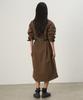 Leopeusaideuhwaiteulabel Stand Collar Shirt Dress Sepia