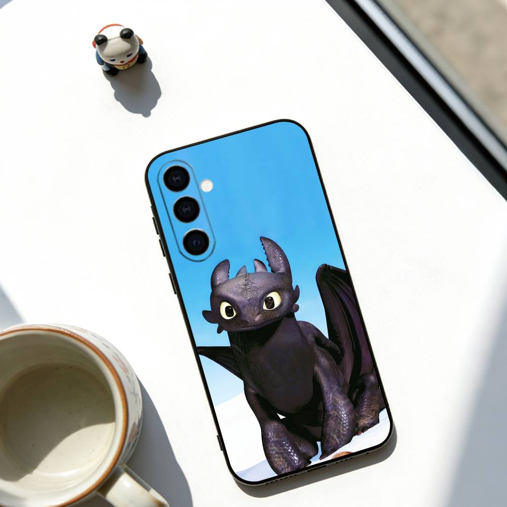 

Toothless Phone Case Soft black For Samsung Galaxy A73,A72,A71,A70,A53,A52,A51 Samsung a42 5g